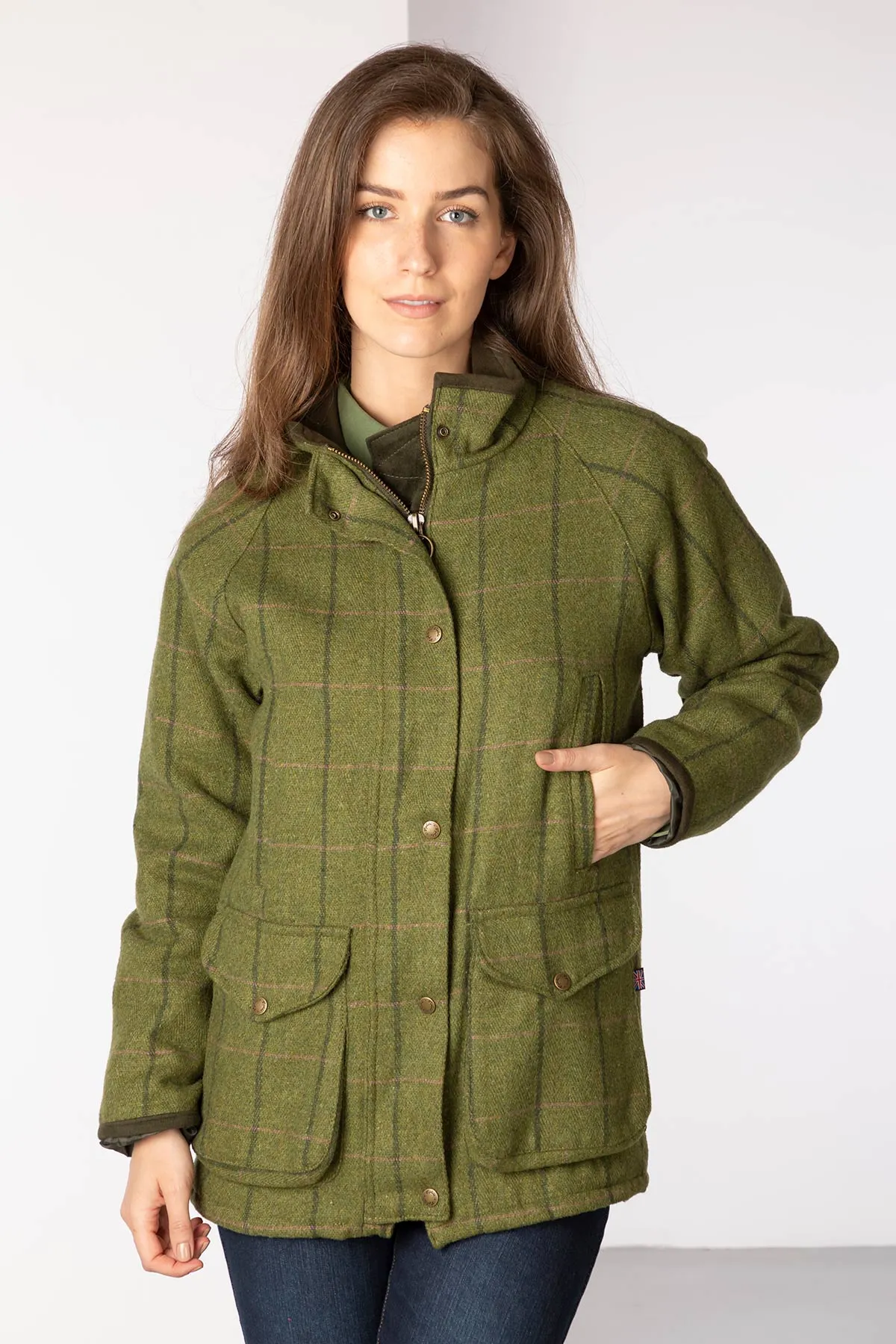 Ladies Long Tweed Coat