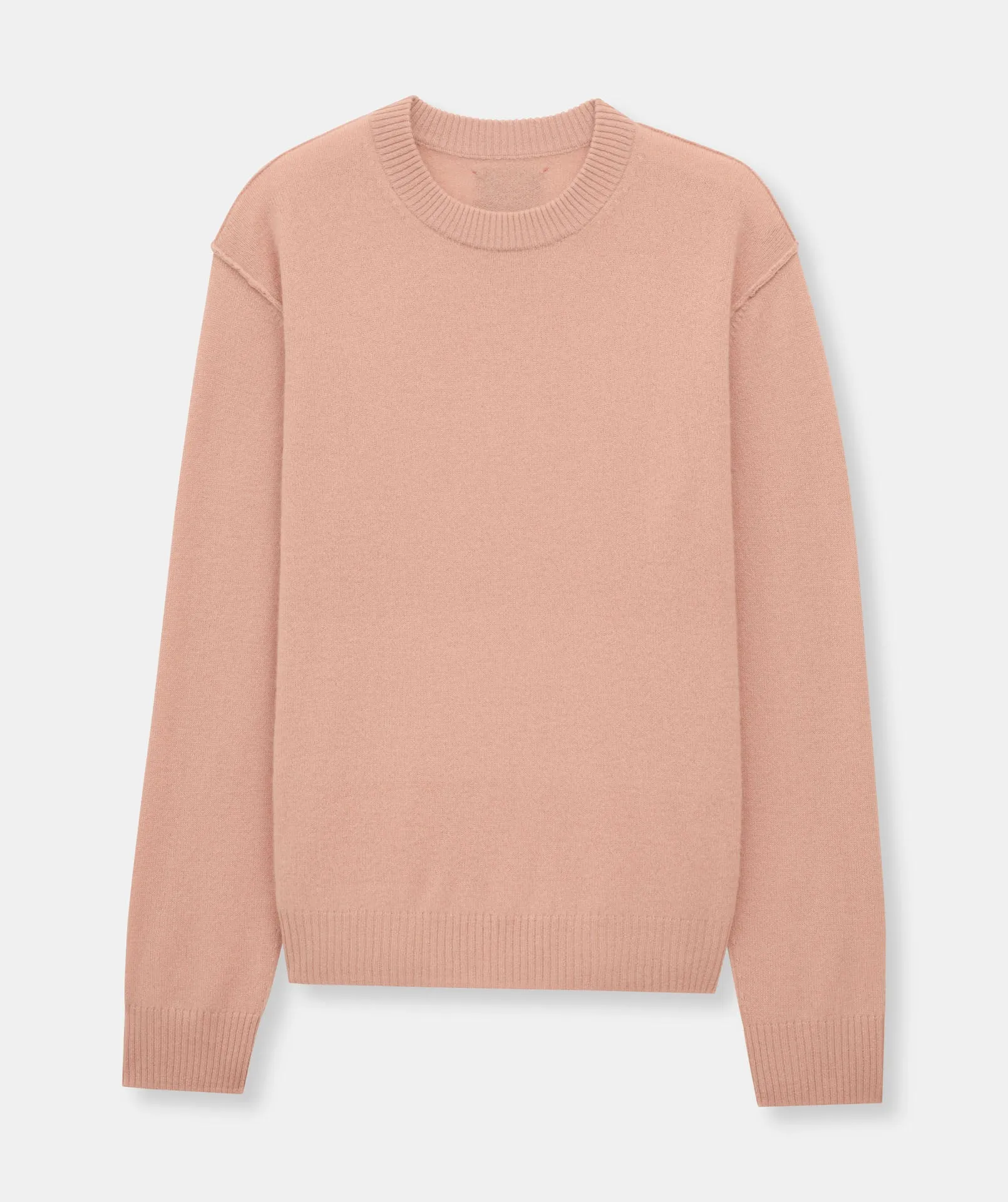 Lightweight Reversible Cashmere Crewneck Sweater