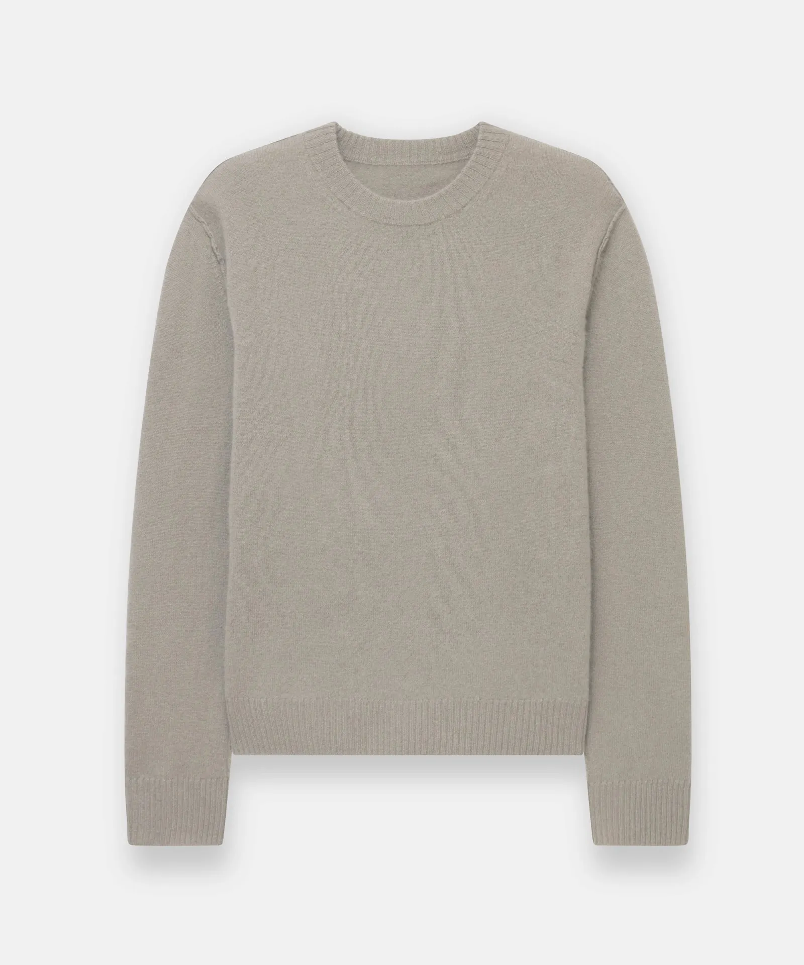 Lightweight Reversible Cashmere Crewneck Sweater