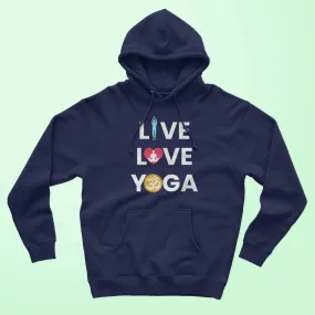 Live Love Yoga Unisex Hoodie