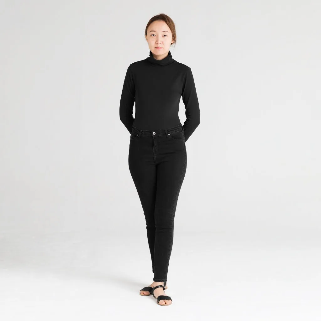 Long Sleeve Turtleneck | Black