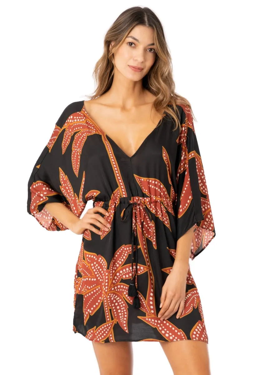 Maaji Burgundy Palma Gabby Tunic