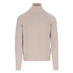 Maglione Uomo RRD Knit Velvet Turtleneck Beige