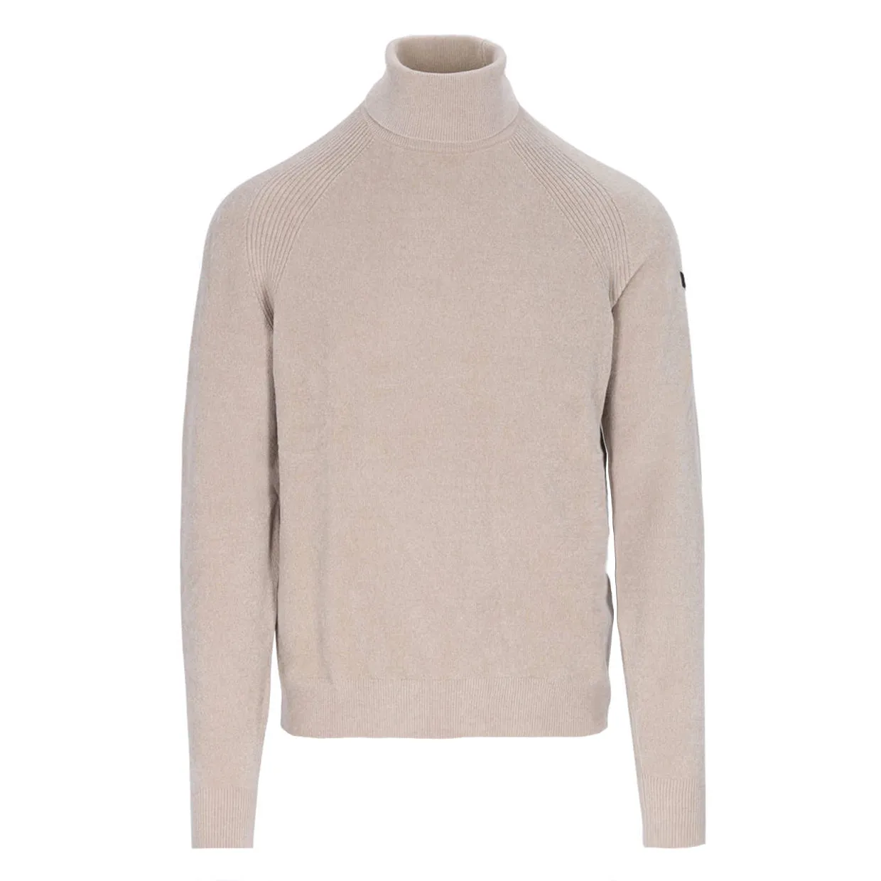 Maglione Uomo RRD Knit Velvet Turtleneck Beige