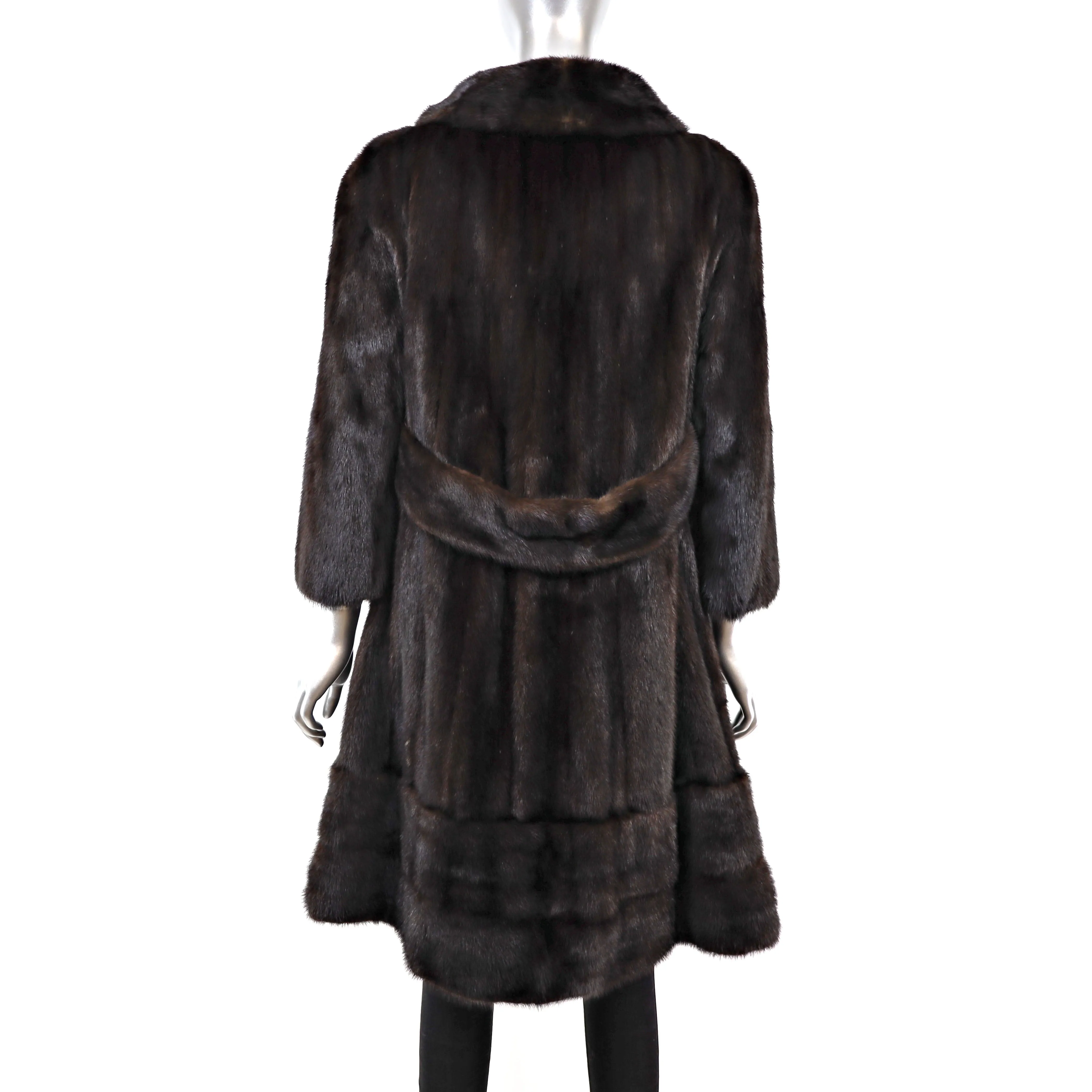 Mahogany Mink Coat- Size S-M