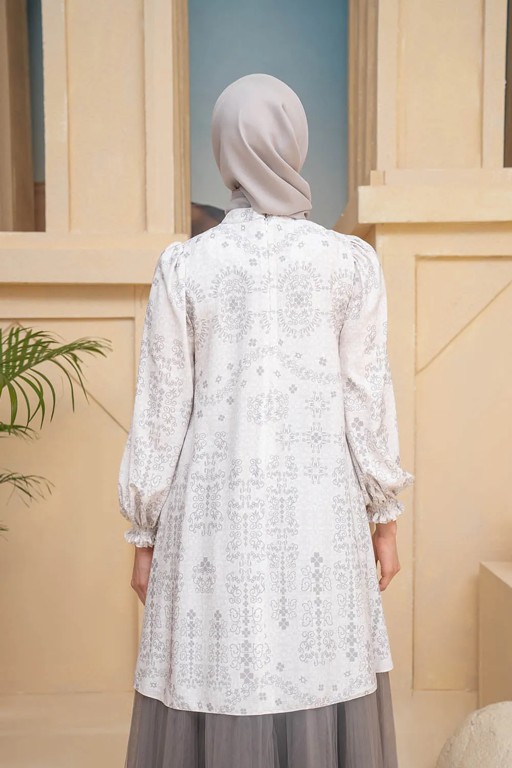 Malqaf Tunic (Minor) Snowy Pearl