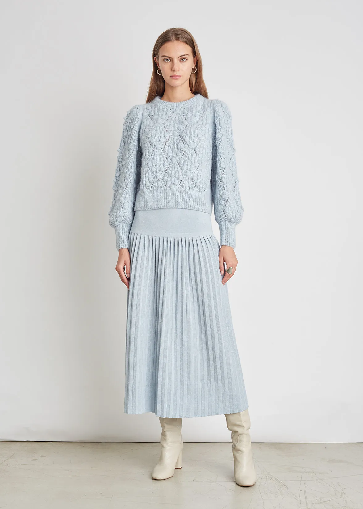 MARISA SWEATER | POWDER BLUE