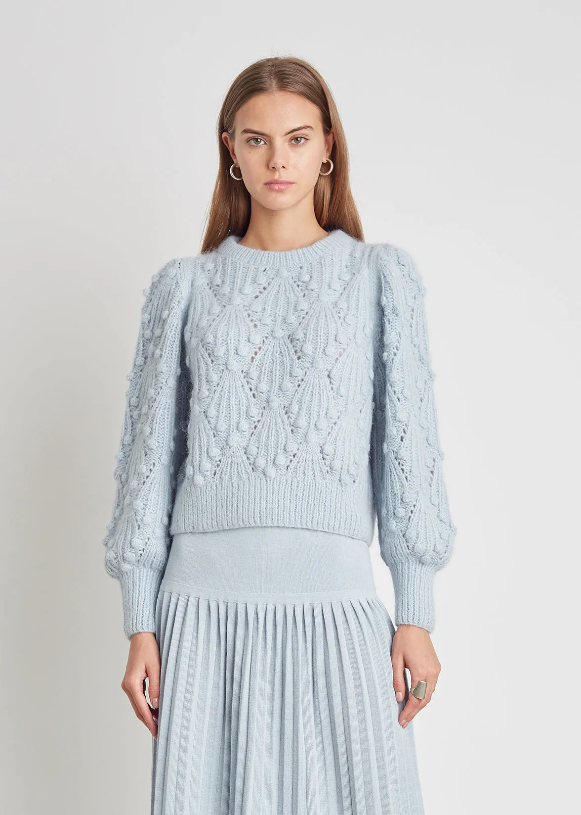 MARISA SWEATER | POWDER BLUE