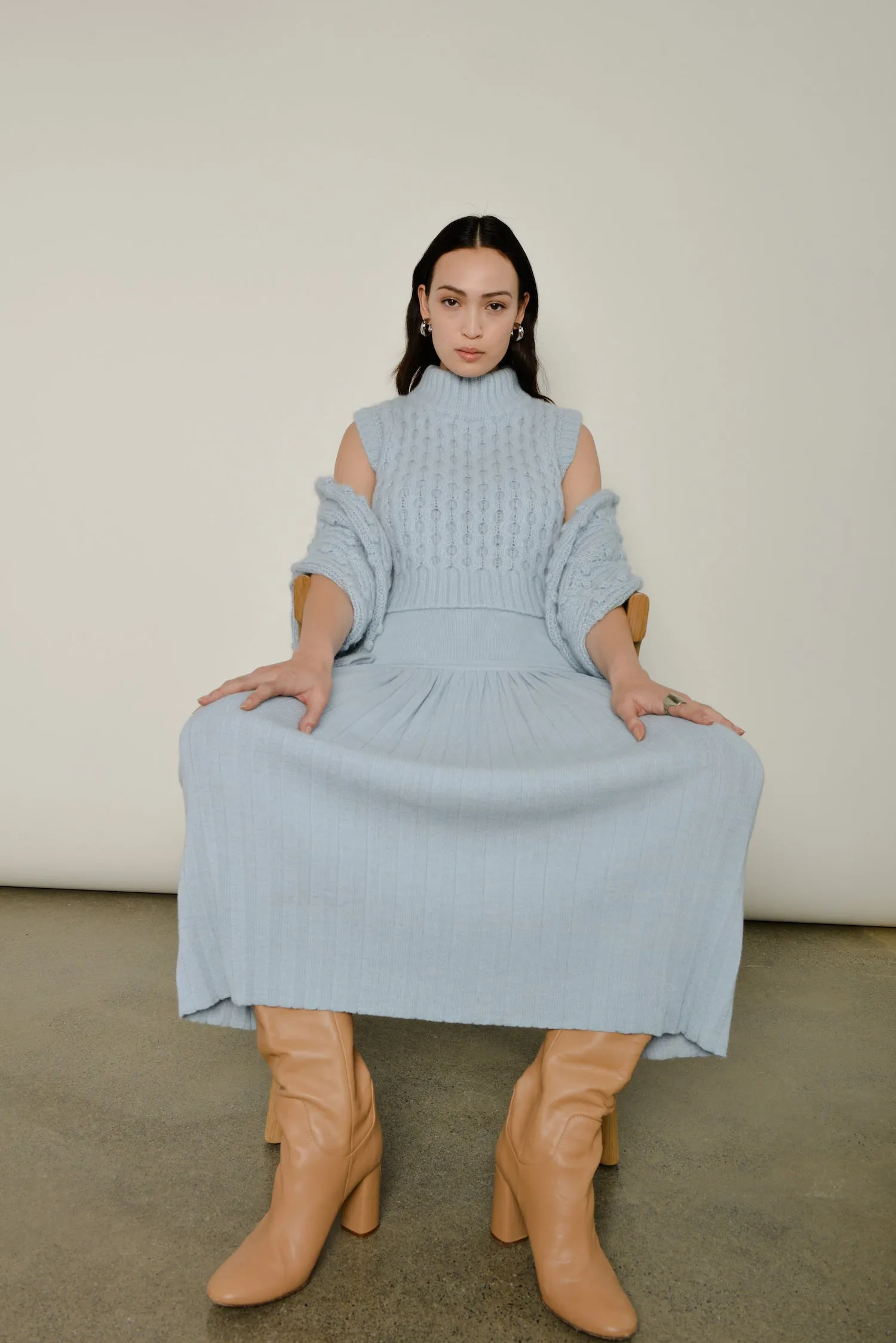 MARISA SWEATER | POWDER BLUE