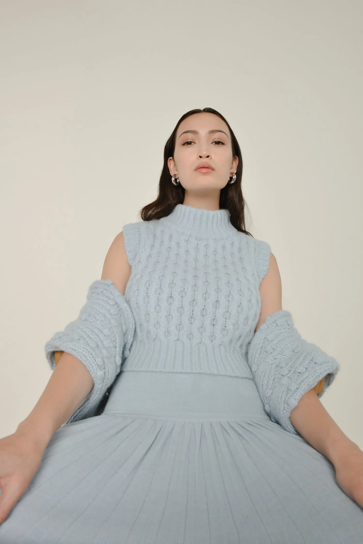 MARISA SWEATER | POWDER BLUE