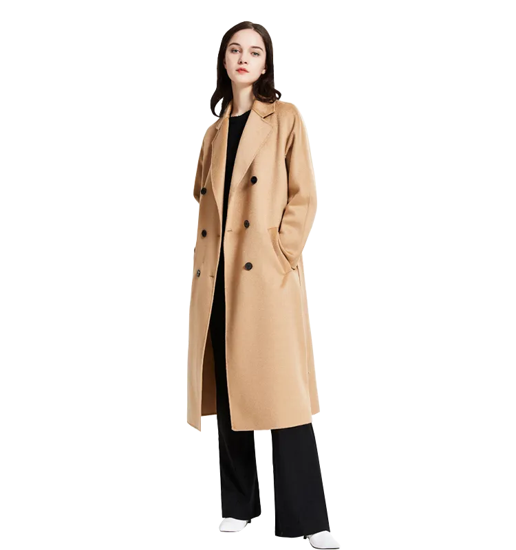 Mary Double Breasted Cashmere Coat