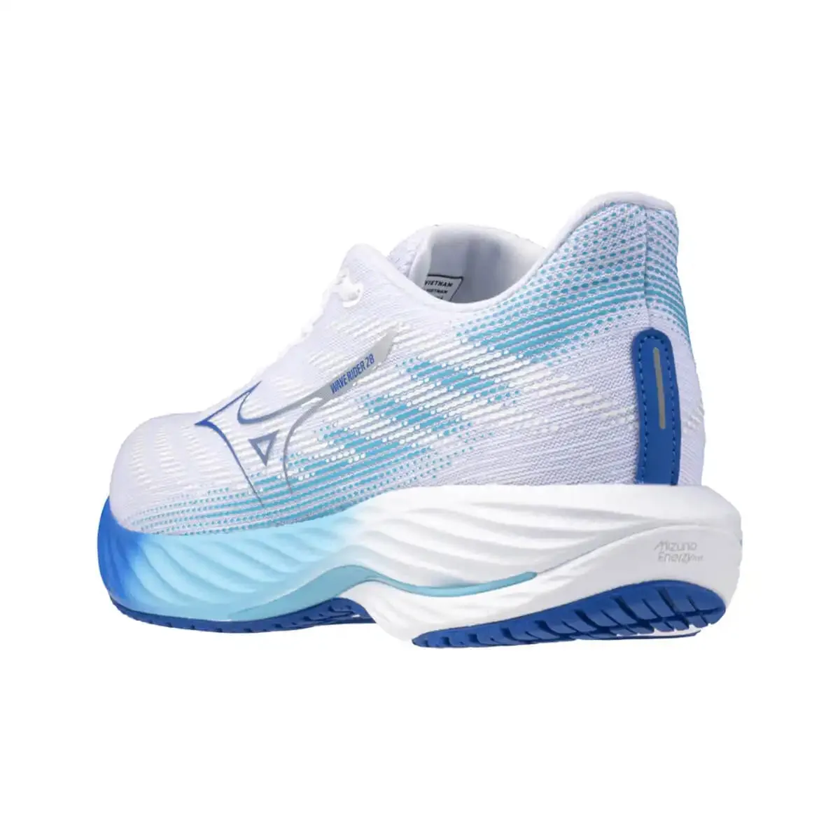 Mizuno Wave Rider 28 Womens | White/mugen Blue/river Blue