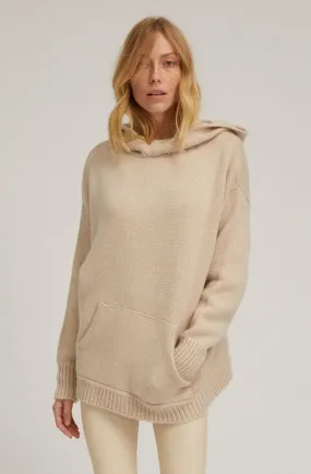 Oat Heavy Cashmere Oversized Hoodie