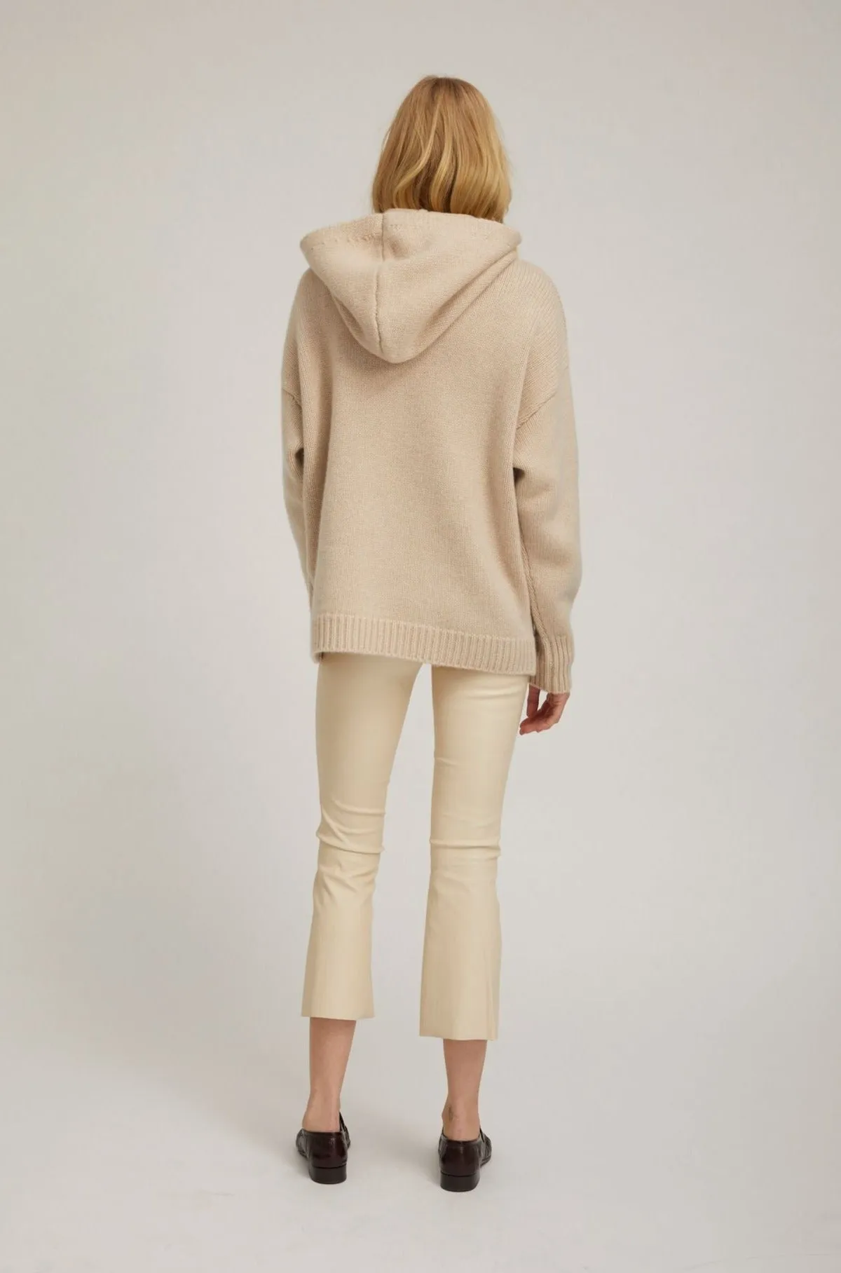 Oat Heavy Cashmere Oversized Hoodie