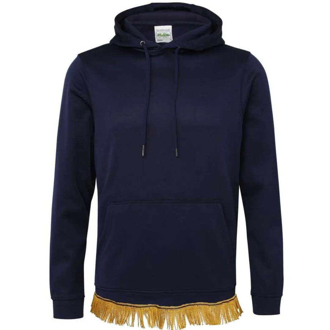 Plain Adult Hoodie with Fringes