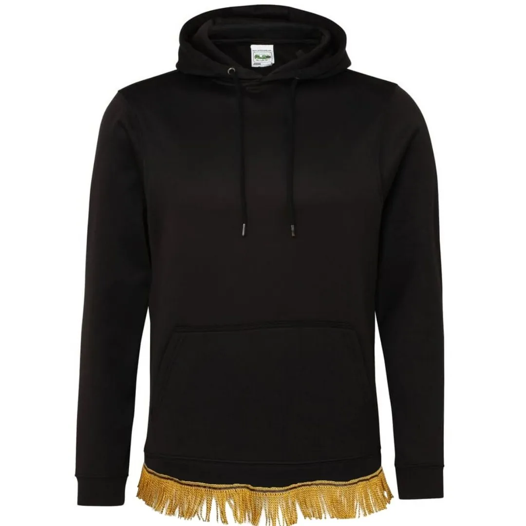 Plain Adult Hoodie with Fringes