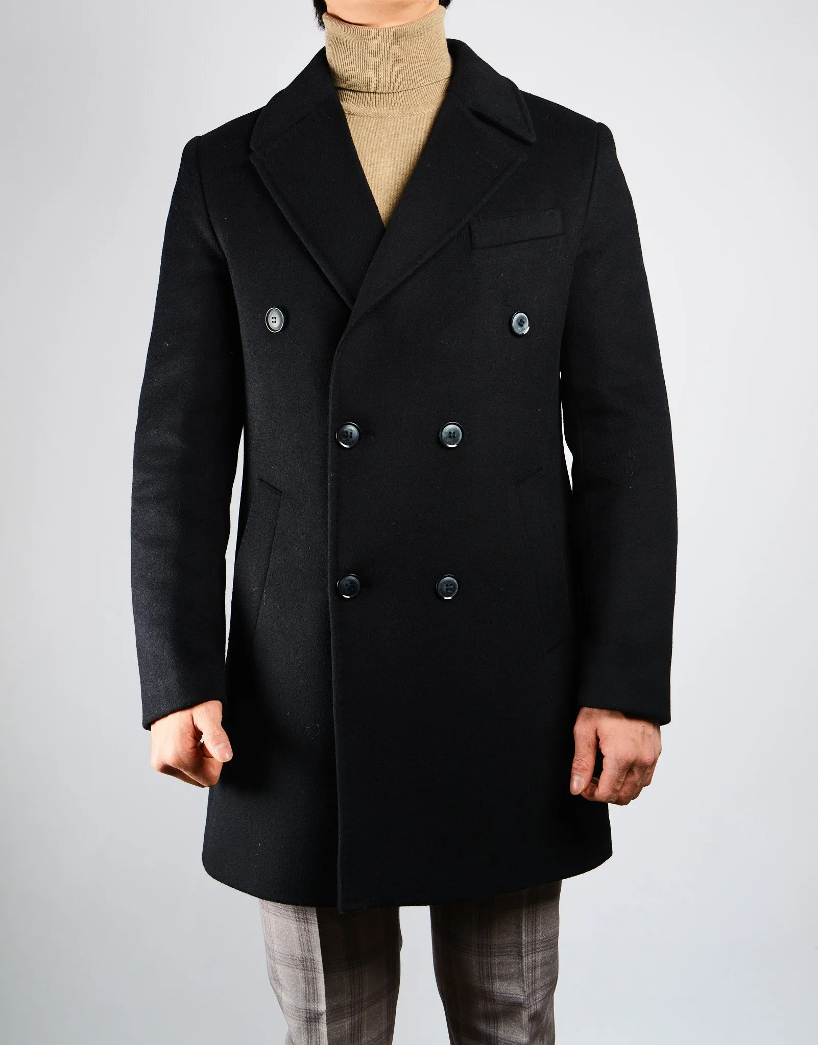 Preston Brush Heathered DB Coat