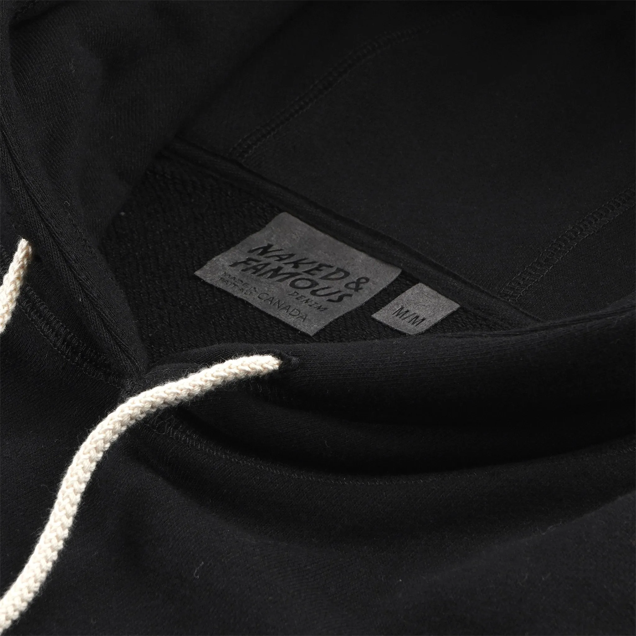 Pullover Hoodie - Heavyweight Terry - Black