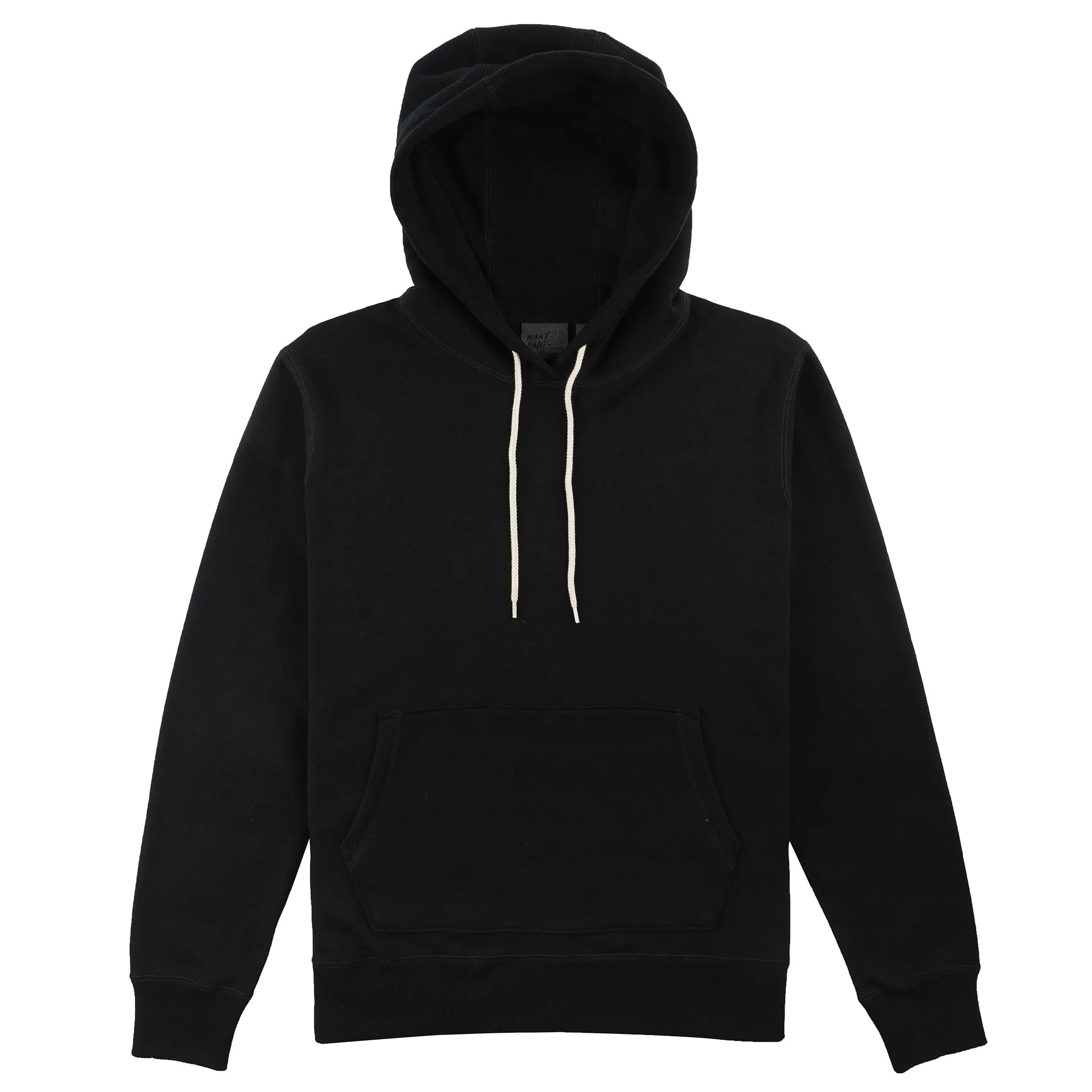 Pullover Hoodie - Heavyweight Terry - Black