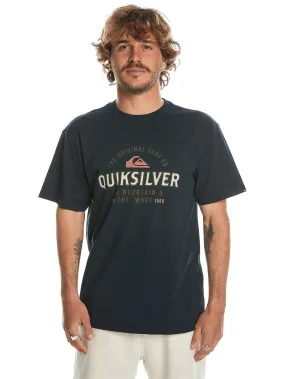 Quiksilver Mens Floating Around T-Shirt Navy