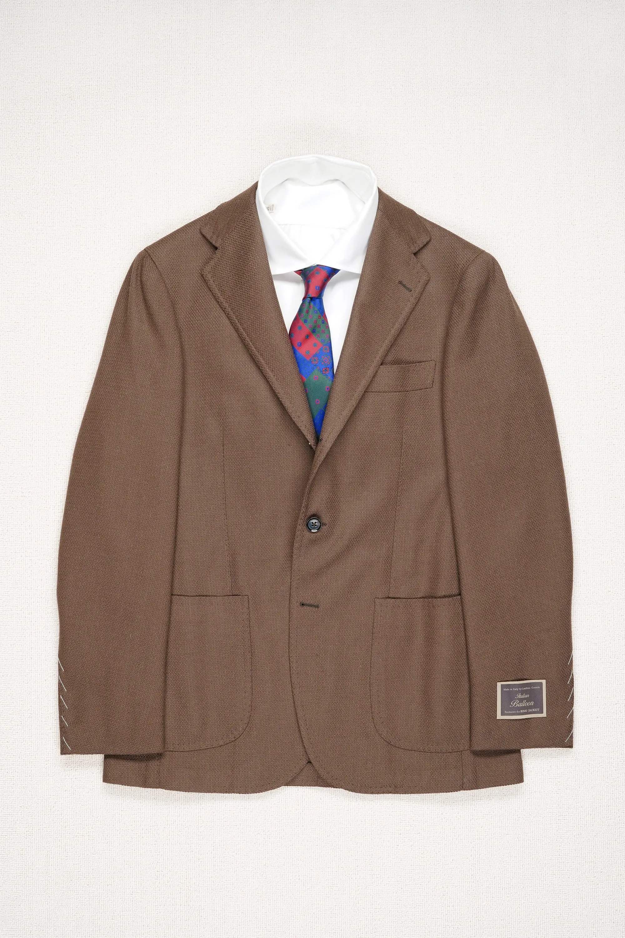 Ring Jacket Meister Model 254FH Brown Wool/Cashmere/Silk Sport Coat