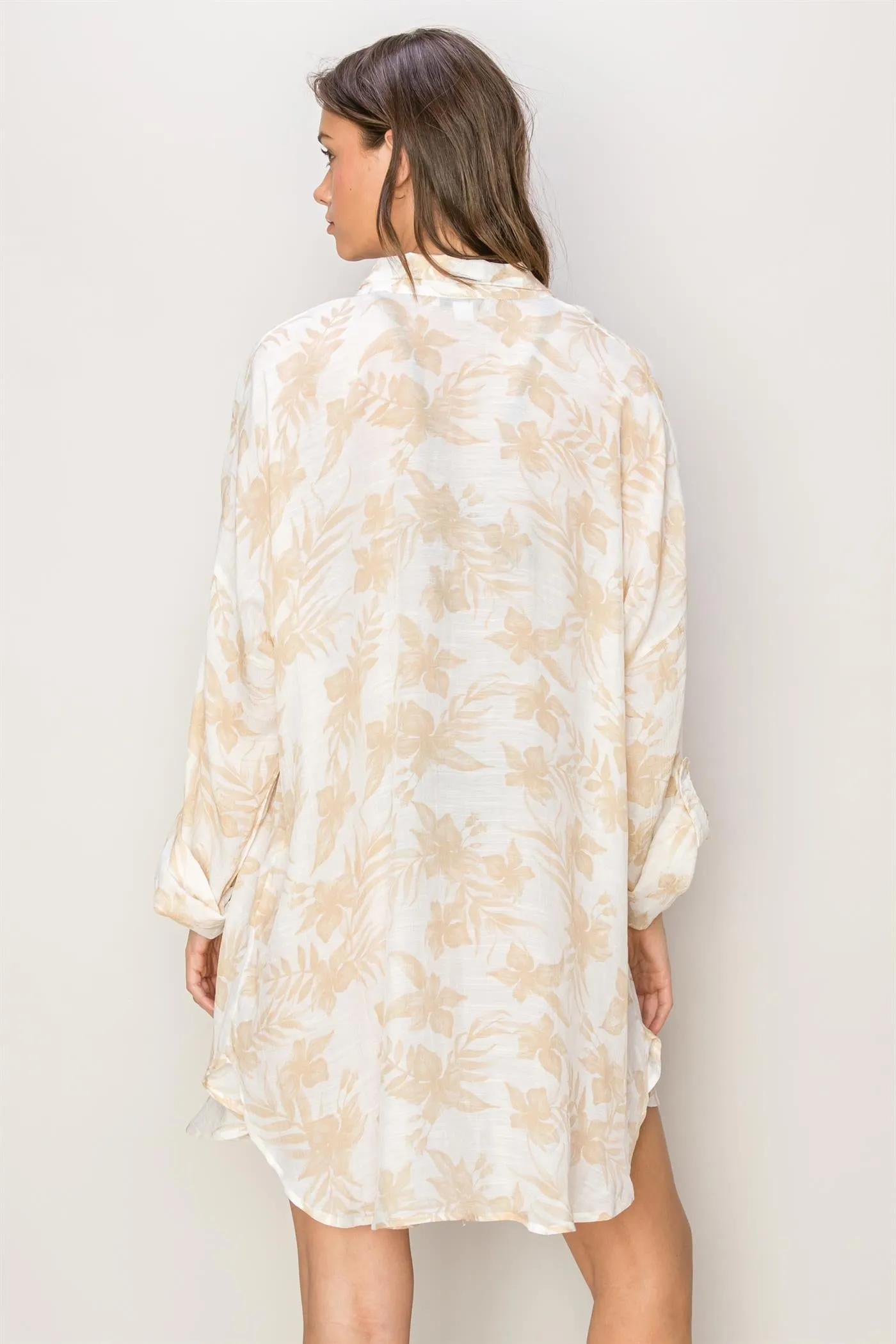 Serenity Bloom Tunic- Taupe