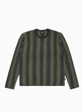 Shadow Stripe Sweater Olive