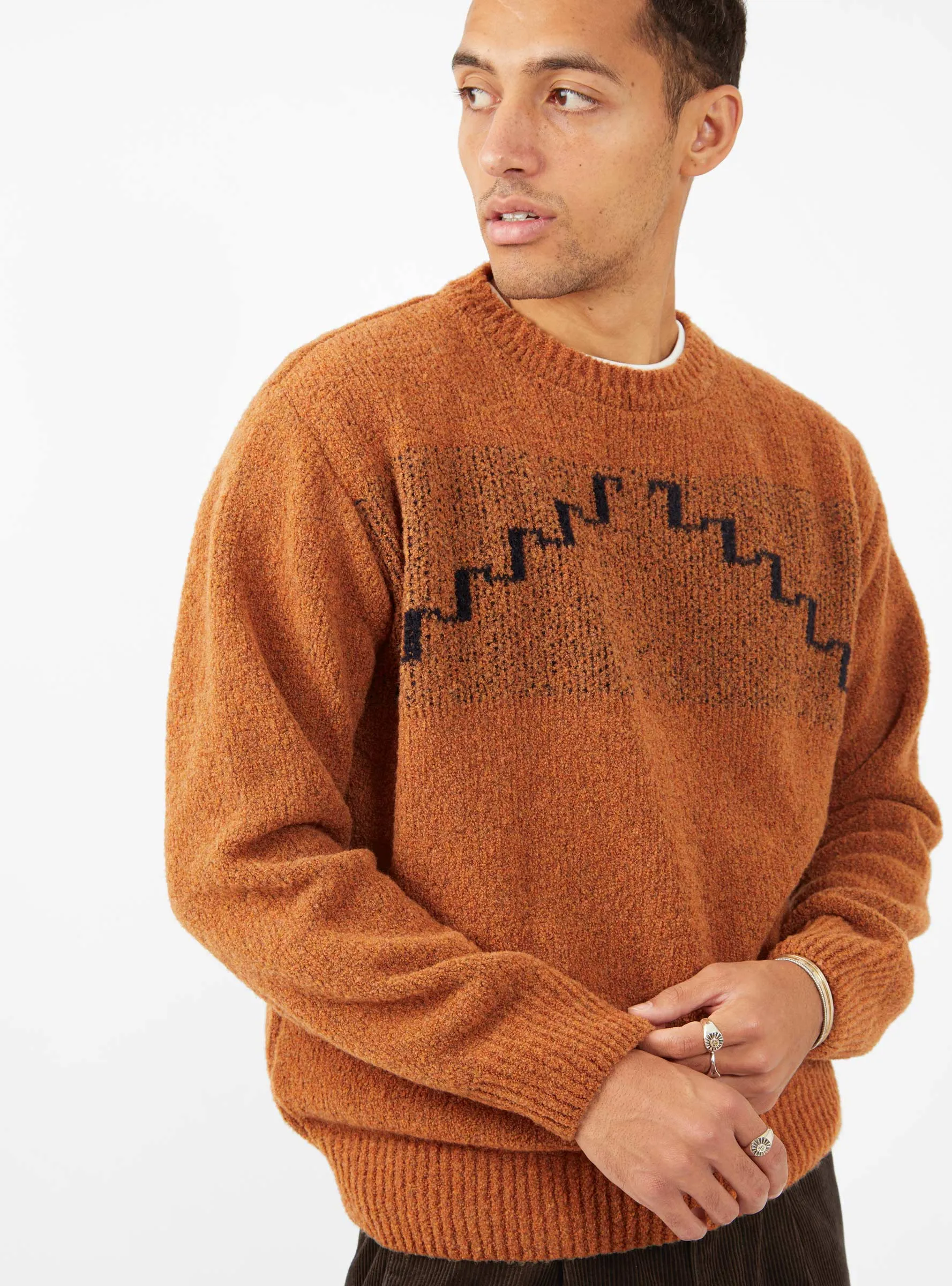 Step Boucle Sweater Tobacco