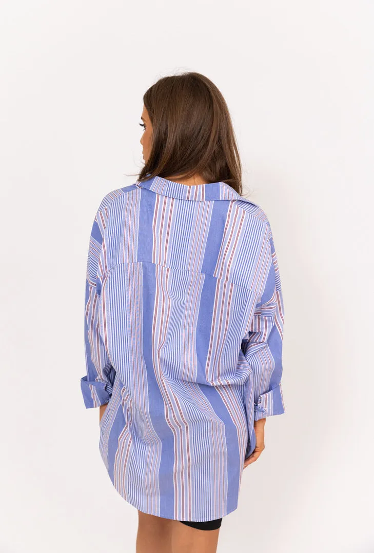 Stripe Oversized Tunic