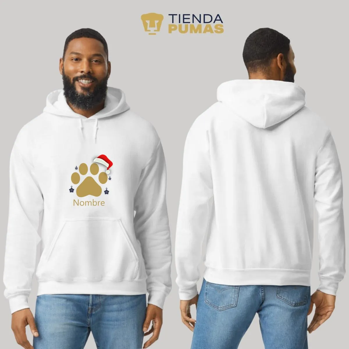 Sudadera Hombre Hoodie  Pumas UNAM Garra