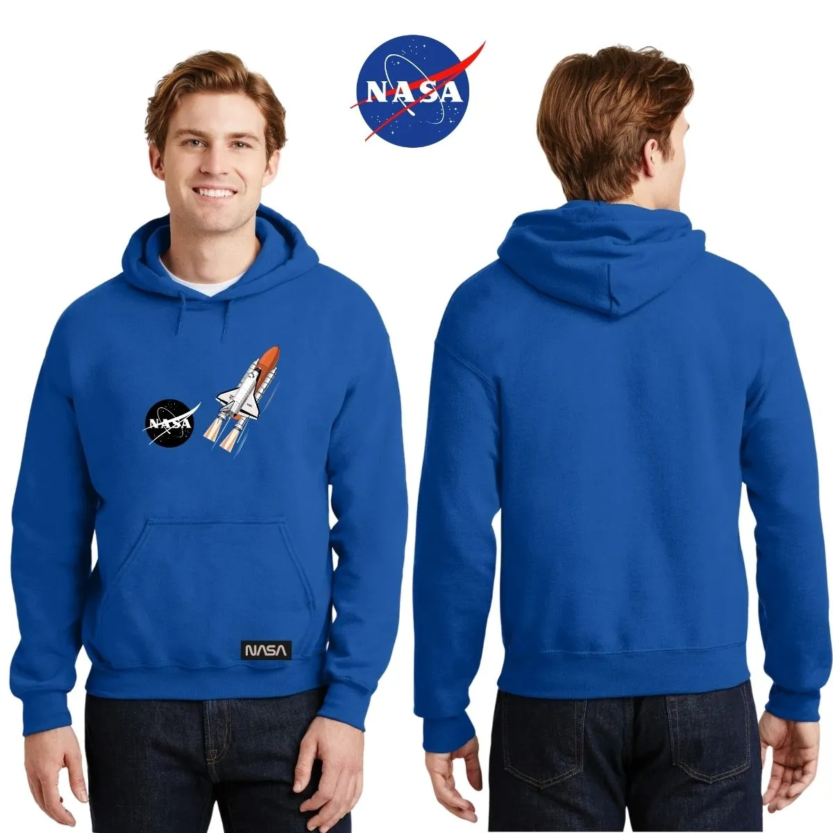 Sudadera para Hombre Hoodie Nasa Transbordador