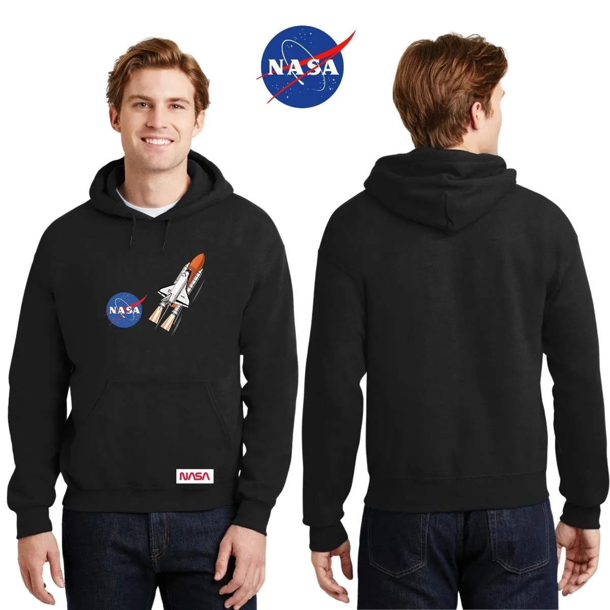 Sudadera para Hombre Hoodie Nasa Transbordador