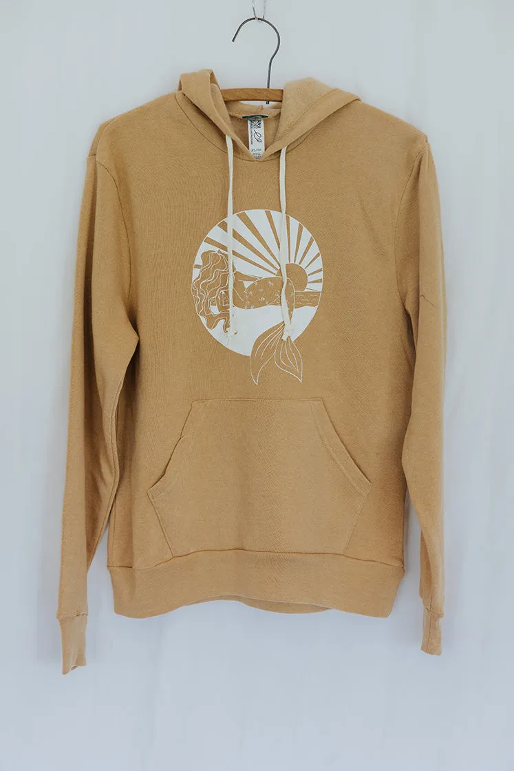 Sunset Mermaid Hoodie - Camel