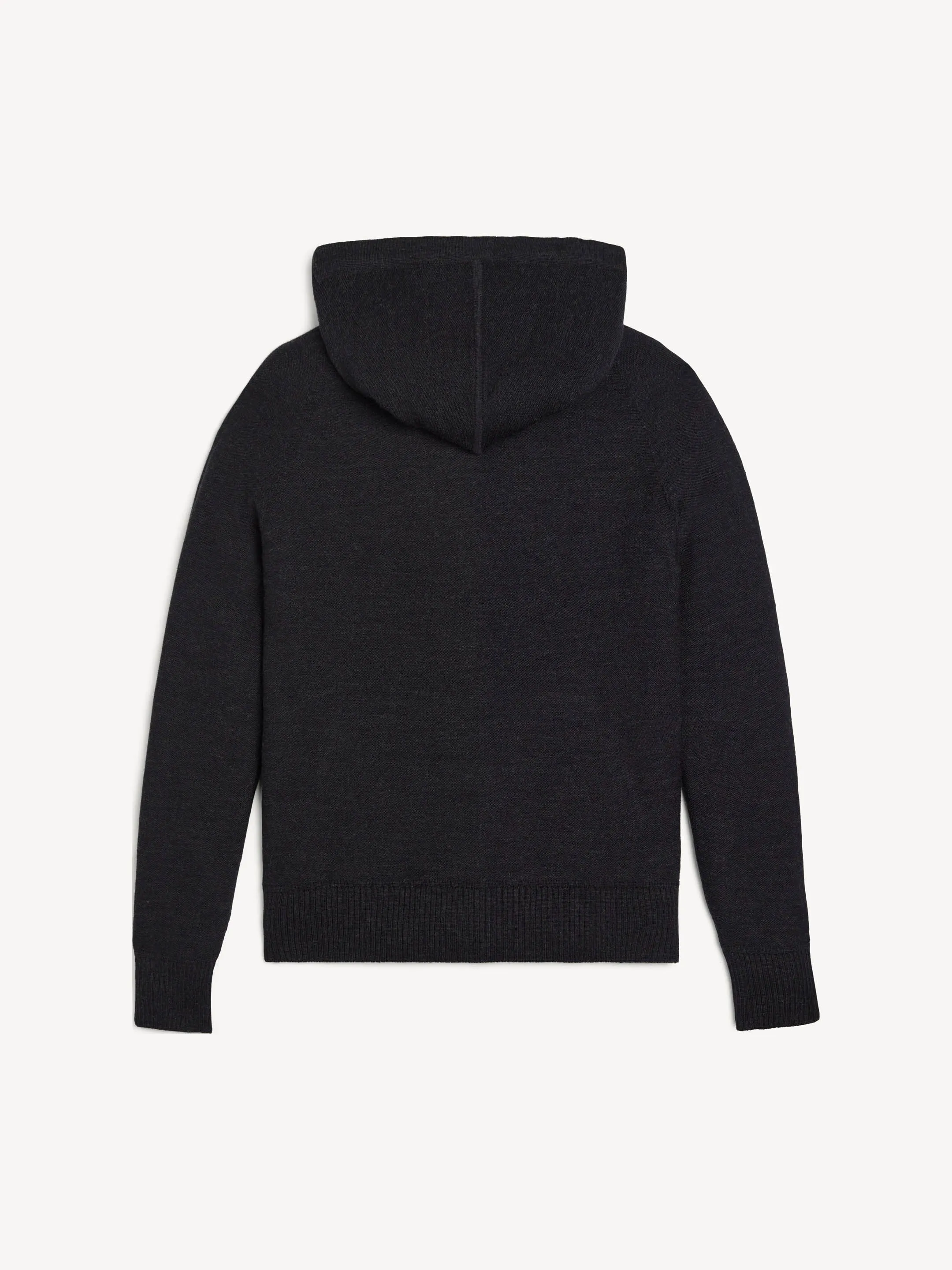 The Zip Hoodie - Anthracite Black