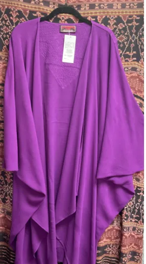 Sure! Here’s an optimized title for the product:

Tiendas Ho Womens Palms Batwing Coat - Stylish Moroccan Cotton, Sizes S to 8X

Feel free to let me know if you need further modifications!