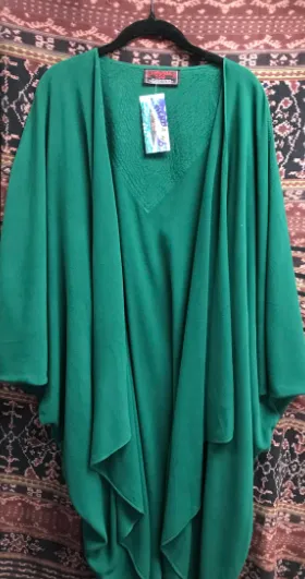 Sure! Here’s an optimized title for the product:

Tiendas Ho Womens Palms Batwing Coat - Stylish Moroccan Cotton, Sizes S to 8X

Feel free to let me know if you need further modifications!