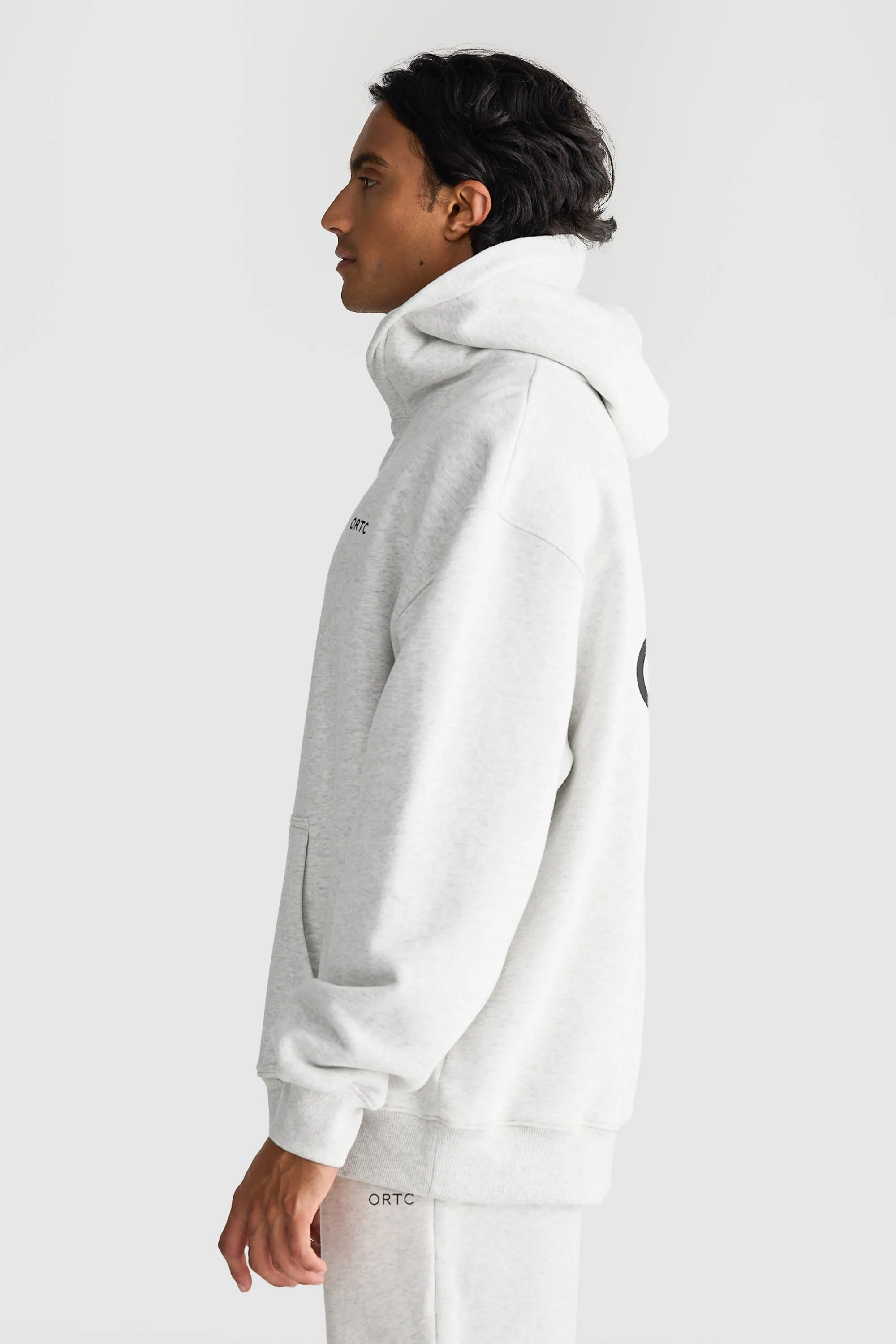 Unisex Darcy Hoodie White Marle