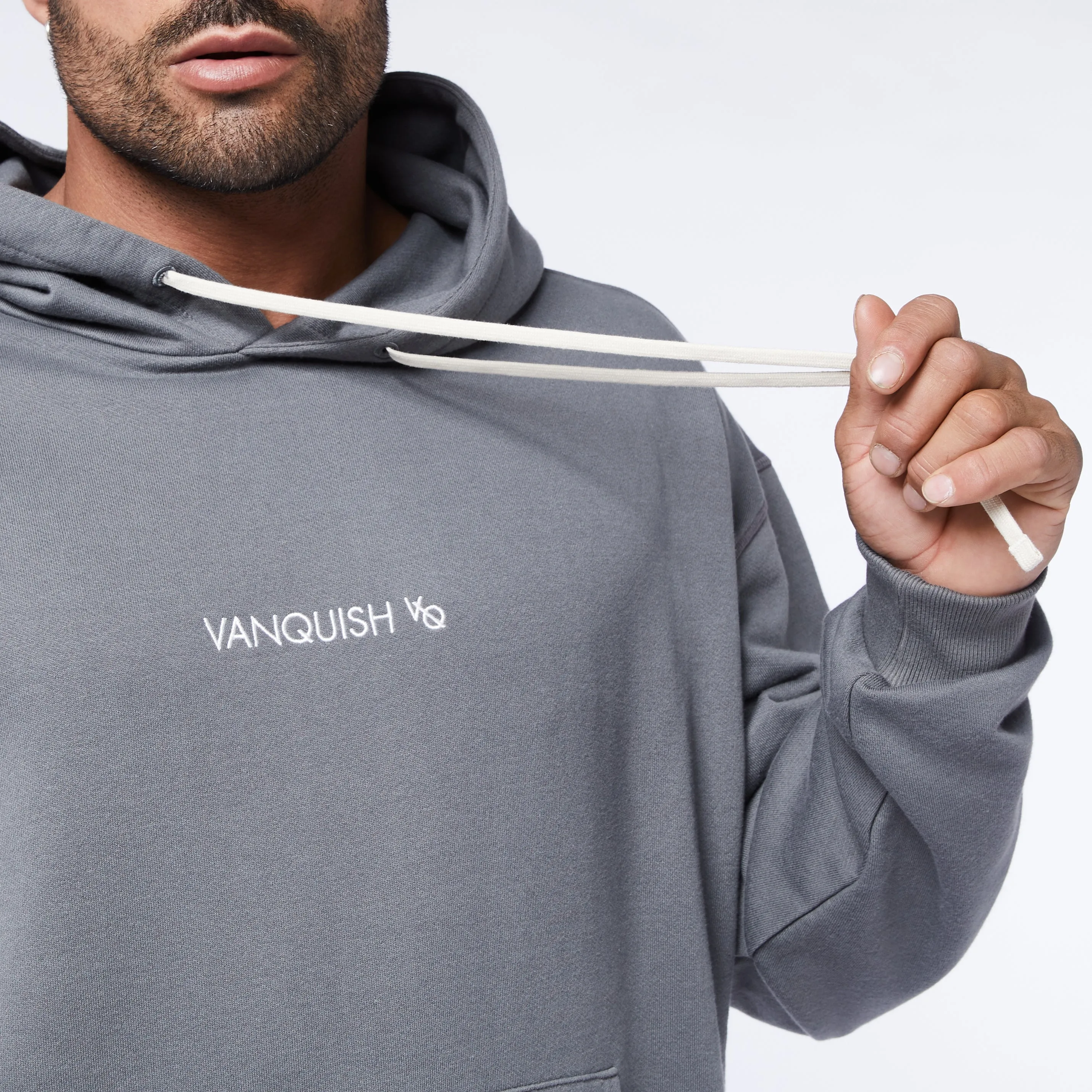 Vanquish Core Grey Oversized Hoodie