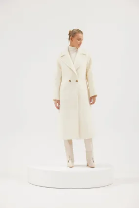 Victoria Wool Coat - Ivory