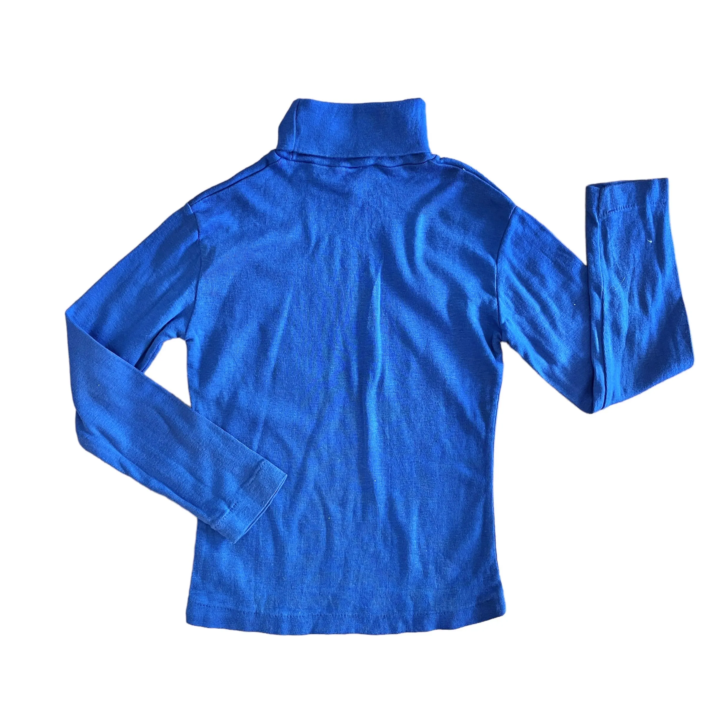 Vintage 1970's Blue Turtleneck 4-5 Years