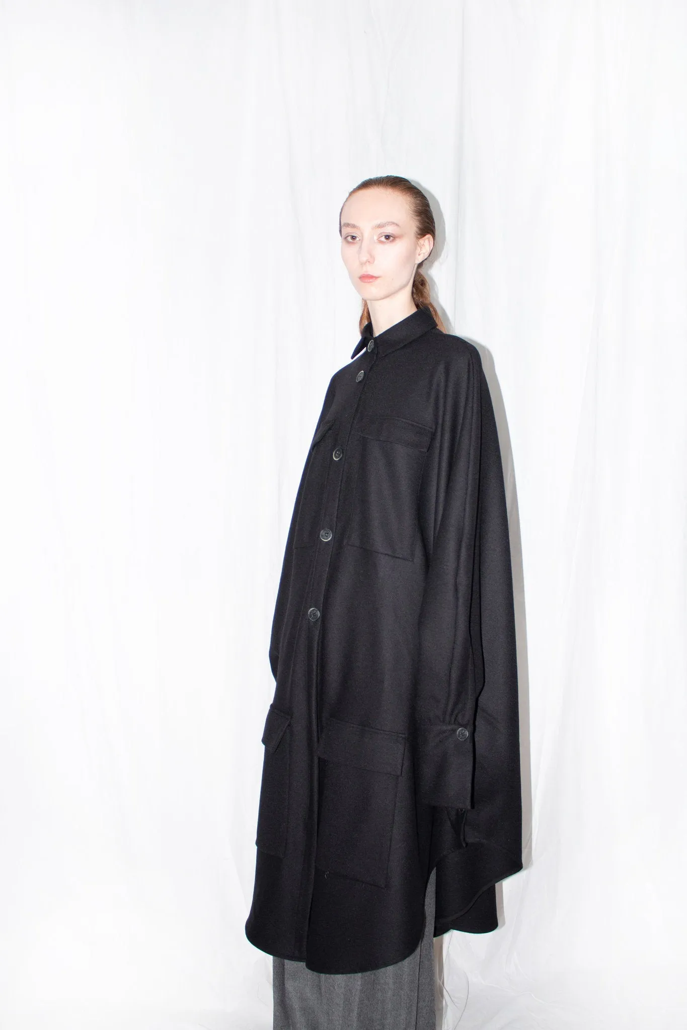 Wool Cloak Shirt