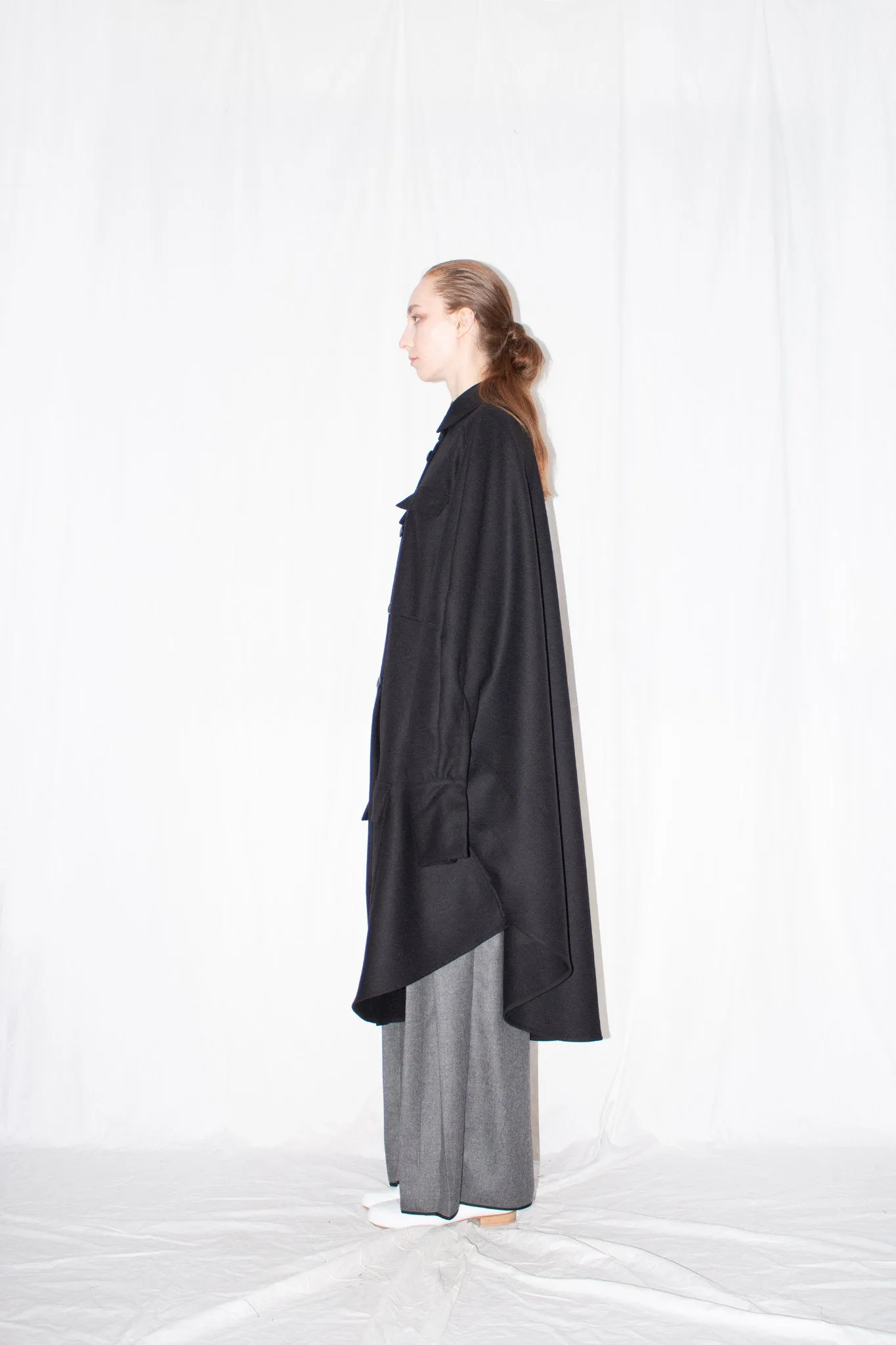 Wool Cloak Shirt