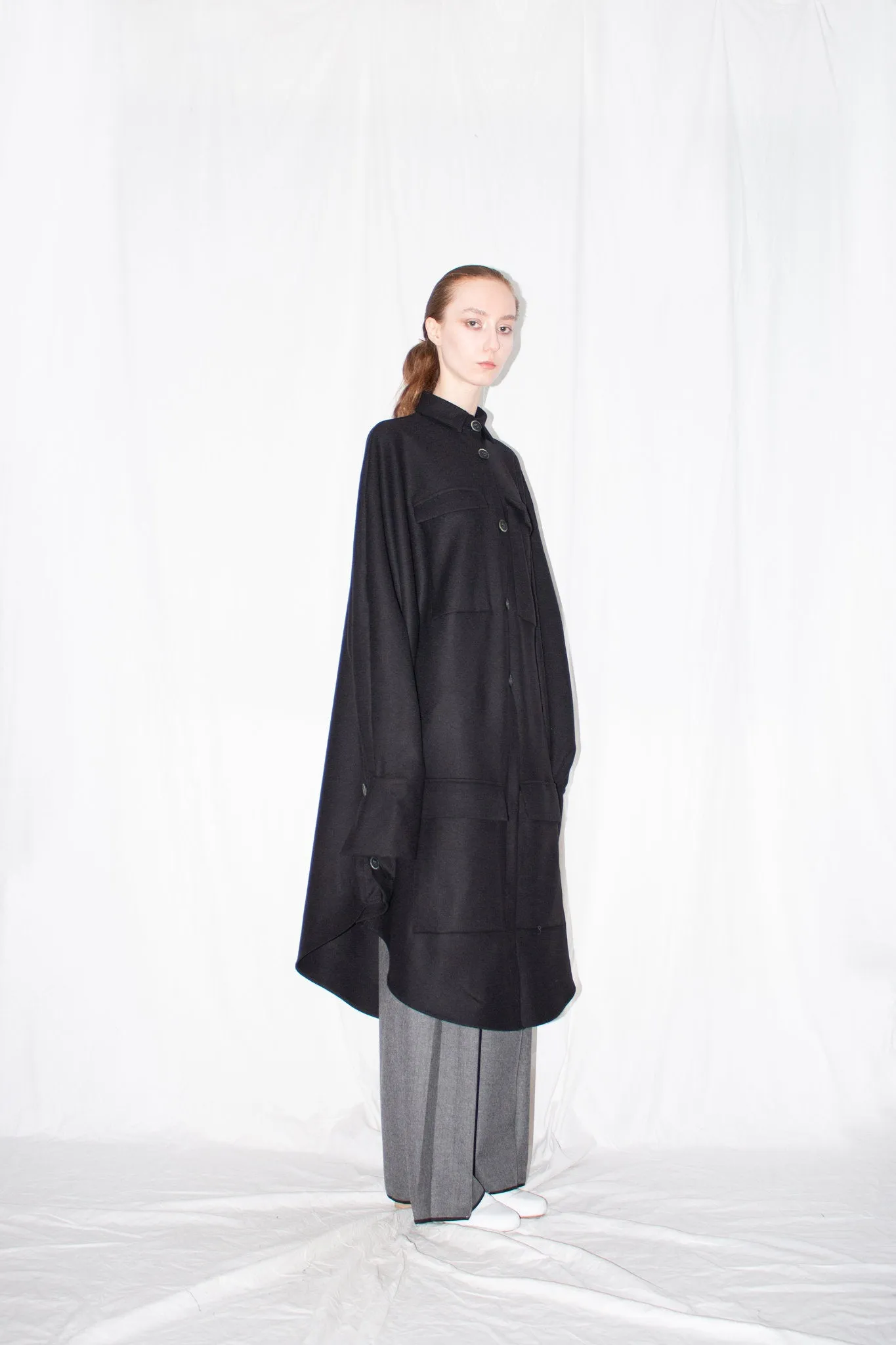 Wool Cloak Shirt